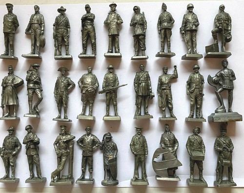 Sammlung mit zinnfiguern - sammlung,