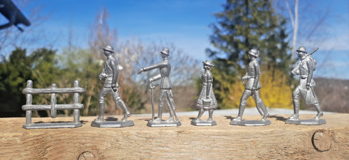 Uralt blei figur soldat - blei,