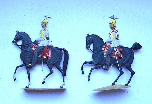 Zinnreiter flachfiguren - 2, zinnreiter,