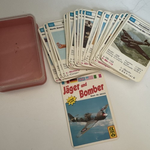 Jäger und bomber - bomber, kartenset