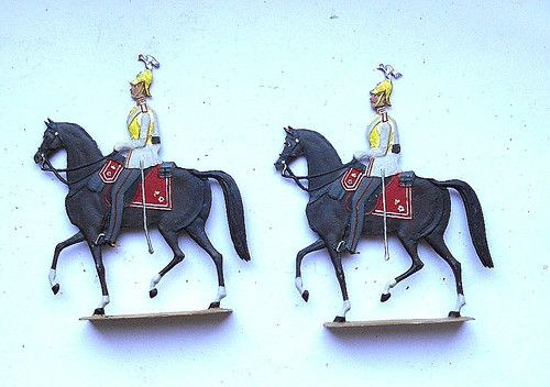 Zinnreiter flachfiguren - 2,