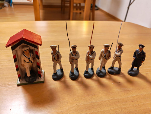 Militärfiguren soldaten - 6x,