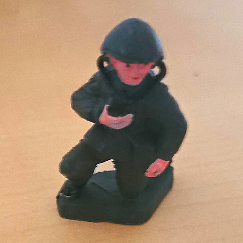 Militär soldatenfigur kniend - militär,