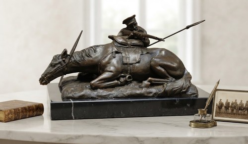 Bronzeskulptur russisches
