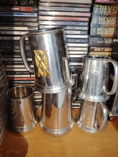 Englische Zinn Krüge