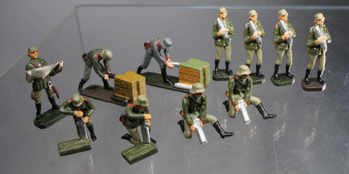 Metallguss soldaten wüsolin - metallguss,