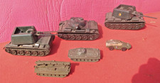 6 x Alter Panzer  Modell grün