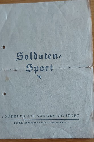 Soldaten sport aus dem - sport, ns