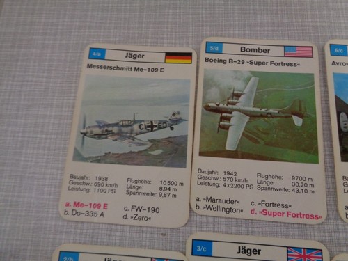 Kartenspiel jäger und - und, bomber